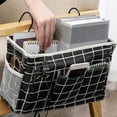 thumbnail image 4 of PATLOLLAV Bedside Caddy/Bedside Storage Bag Hanging Organizer for Bunk and Hospital Beds, Dorm Rooms Bed Rails, Can Be Placed Glasses, Books, Mobile Phones, 4 of 6