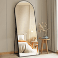 thumbnail image 2 of Anyrose 71"x26" Arched Full Length Mirror Free Standing Floor Mirror,Black, 2 of 5