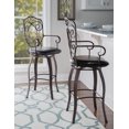 thumbnail image 2 of Zina Crested Back Bar Stool, 2 of 5