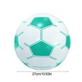 thumbnail image 4 of PPgejGEK Inflatable PVC Soccer Beach Ball 10.63in for Student Gifts Beach Games School Activities Black Blue Red Green, 4 of 9