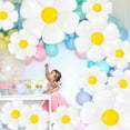 thumbnail image 2 of OuMuaMua Daisy Flower Foil Balloons, 14 Pcs, for Party Decorations, Baby Shower, Wedding, or Birthday, 2 of 9