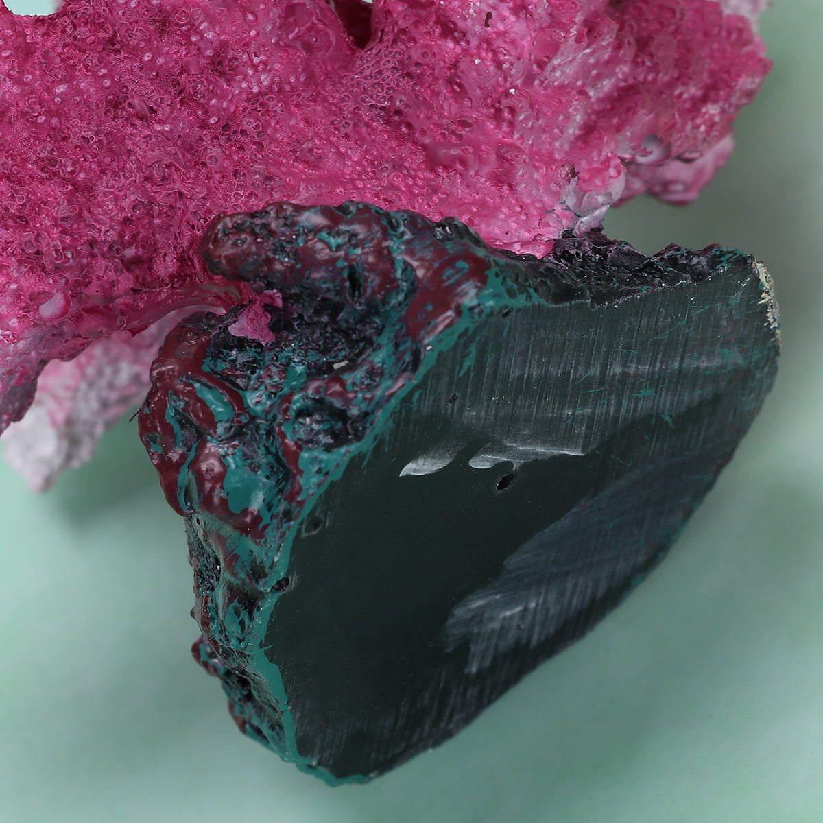VORCOOL Artificial Aquarium Decor, Resin Coral, Safe for Fresh and Salt Water, Unique Violet Landscape, 1Pc