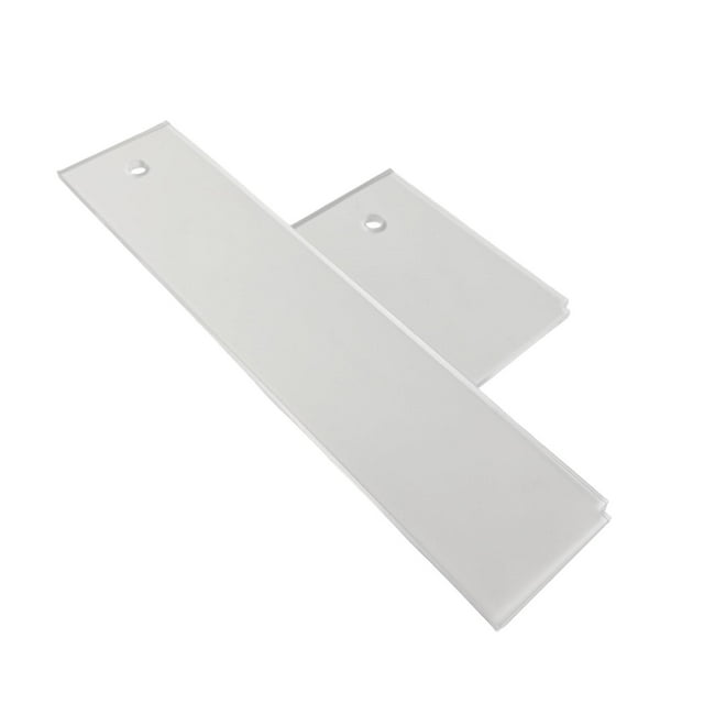Almencla 2 Pieces Ski Wax Scraping Accessory without Damage Double Board Wax Removing