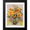 thumbnail image 2 of DYF 19x24 Black Modern Framed Museum Art Print Titled - Fleurs de tournesols, 2 of 5