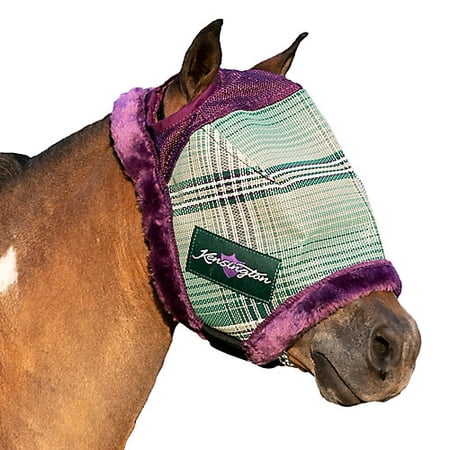 Kensington Pony Fly Mask w/Fleece Imperial Jade
