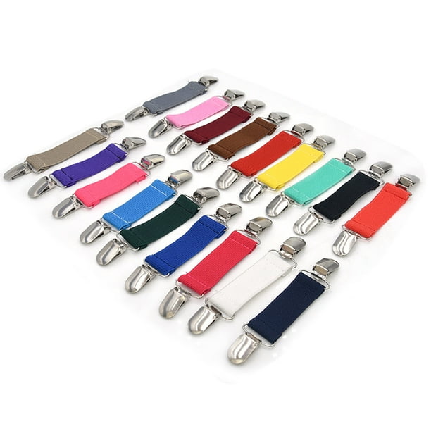 Metal Elastic Dress Pants Clips Non-Slip Garment Waistband Extender Clothes  Clip Multifunction For Fixed Bed Sheet Sofa Goloves