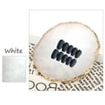 thumbnail image 3 of EIMELI Resin Agate Nail Art Tool Color Paint Palette Holder Drawing Plate (Purple), 3 of 4