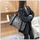 thumbnail image 4 of Bolso de hombro para mujer Bolsos de mano acolchados con de cubo de gris Hugo Bolso de hombro de mujer, 4 of 9