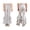 Silver, variant on Girls Sequined Flared Long Dance Pants Elastic Waistband Wide Leg Jazz Pants Disco Hippie Party Black 6