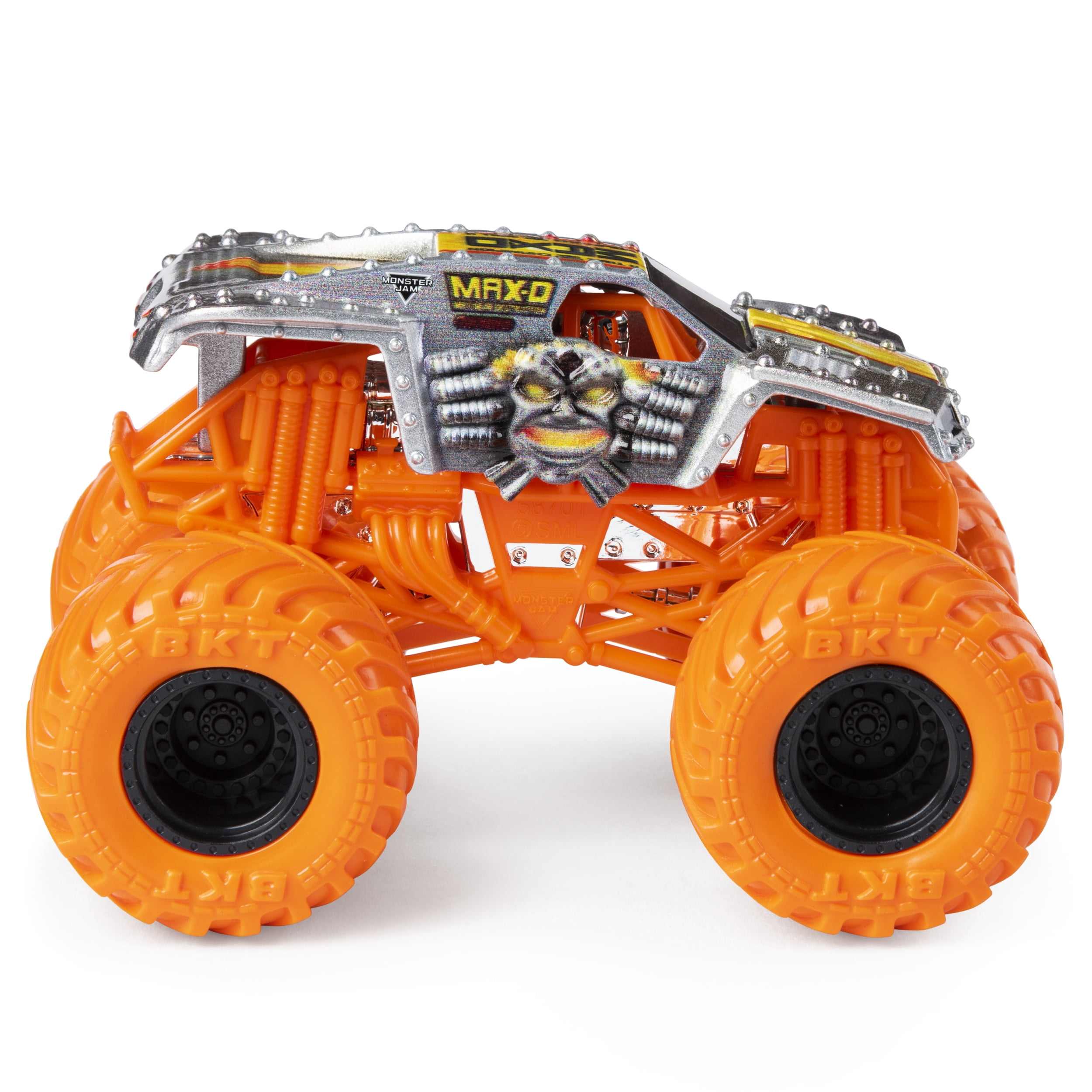 Monster Jam, Official Max D Truck, Die-Cast Vehicle, Nitro Neon Series, 1:64 Scale