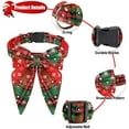 thumbnail image 4 of Christmas Dog Collar with Bow, Adjustable Cotton Red Plaid Bowtie Dog Christmas Collars for Small Medium Large Dogs Pets, 4 of 7