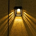 thumbnail image 2 of Solar Wall Light Outdoor LED Solar Fence Light IP65 Waterproof Solar Patio Light for Patio Stairs Yard Garden Pathway, 2 of 7