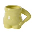 thumbnail image 1 of Taza de té, taza novedosa de cerámica de 400 ml, regalo único y creativo para mamá, taza novedosa para el vientre para Verde, 1 of 9