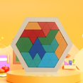 thumbnail image 1 of Juego de Rompecabezas Montessori Hugo, Juguete educativo de bloques de madera, Estilo B, 1 of 10