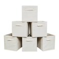 thumbnail image 4 of SalonMore Storage Cube Basket Fabric Drawers Best Cubby Organizer Box Bin 6 Pack, 4 of 8