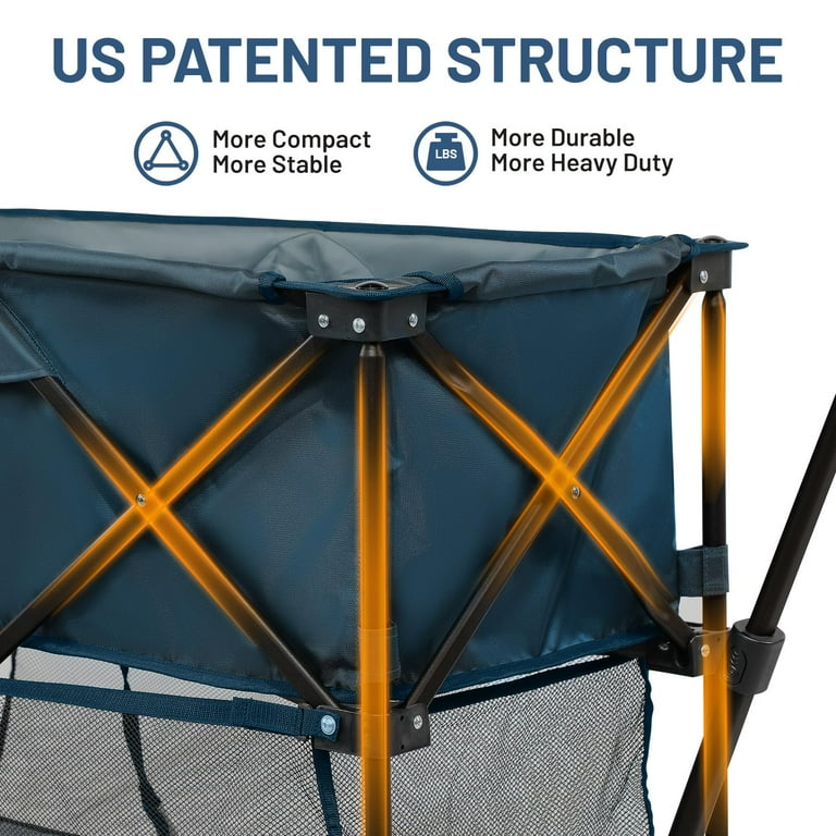 Timber Ridge 400L Large Capacity Folding Double Decker Wagon with
