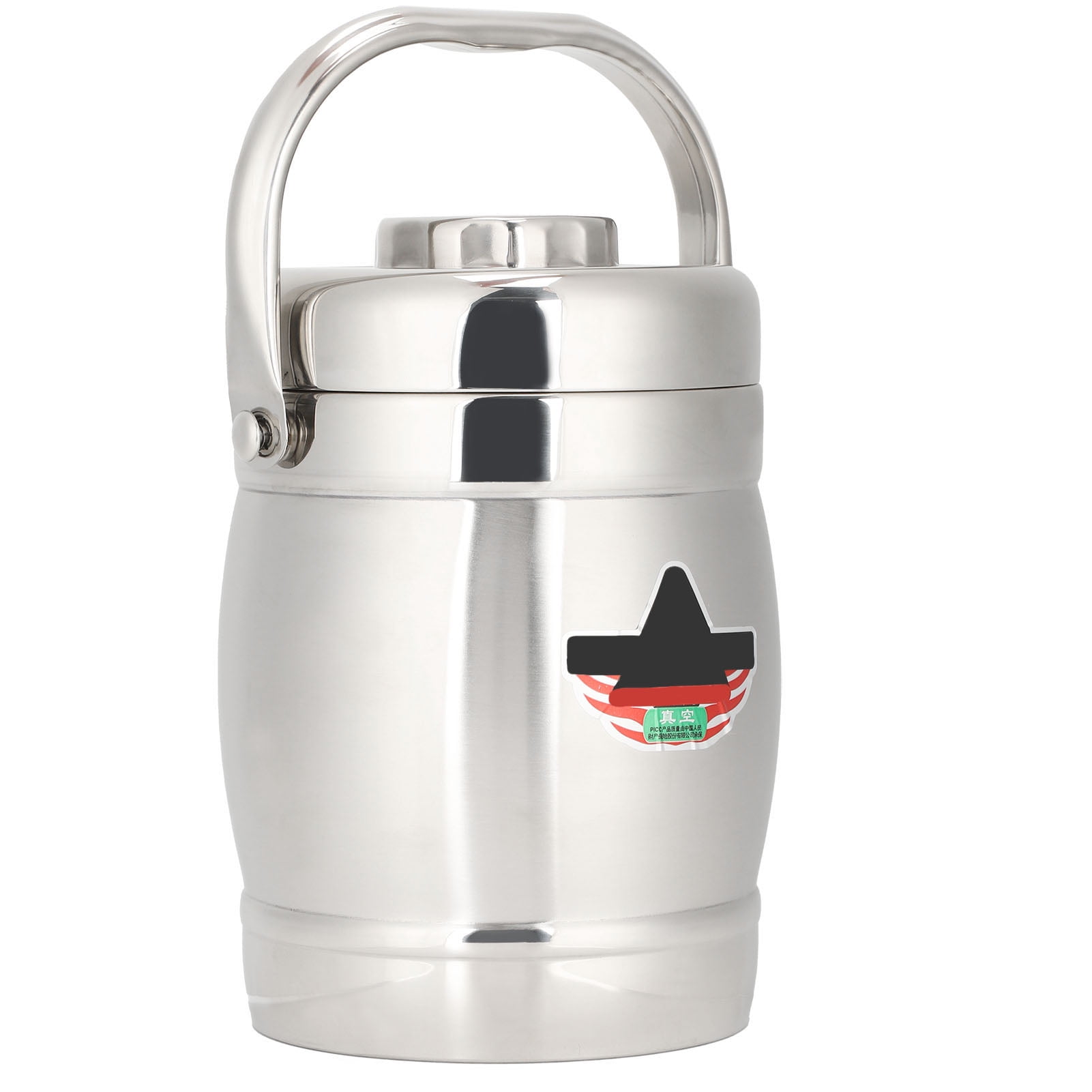 Vacuum Insulated Lunch Box, Thermal Food Containers 1.4L BarrelShaped