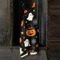 thumbnail image 4 of Halloween Jumpsuits for Women Cotton Linen Funny Floral Print Lounge Rompers Funny Floral Print Casual Comfy Overalls with Pockets, 4 of 7