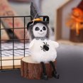 thumbnail image 5 of BNNG Black Cat Plush, 7.5 Inch Black Cat Stuffed Animals with Witch Hat, Cute Black Cat Plushie Doll, Soft Stuffed Cat Plush Hanging Ornaments for Birthday Christmas Tree Party Favor Decoration, 5 of 9