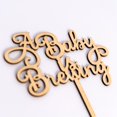 thumbnail image 2 of Topper de madera para pastel Upfirst, estilo rústico, «A Baby is Brewing», 2 of 7