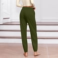 thumbnail image 4 of Womens Sweatpants High Waisted Baggy Joggers Lightweight Soft Workout Lounge Pants with Pockets Comfy Athletic Green, 4 of 7