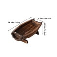 thumbnail image 2 of BESTYASH 2Pcs Rustic Wood Half Barrel Planters Outdoor Durable Decorative Garden Flower Pots, 2 of 8