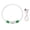 Green, variant on NFTIGB LED Dog Collar Rechargeable USB Flash Glow Necklace with Strong Light Transmission for Pets Night Safety High Visibility Adjustable Size 15.0 inches / 38.1 cm Orange
