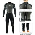thumbnail image 4 of Premium Wetsuits for Men | Fullbody 3mm Neoprene Wetsuit with Shark Skin Chest Panel | Super Stretch Neck Cuffs Ankles for Diving Snorkeling Surfing Swimming, 4 of 5