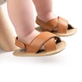 thumbnail image 2 of Summer Baby Boys Comfortable Breathable Anti-Slip Shoes Tassel Design Sandals Toddler Soft Soled First Walkers 0-18M, 2 of 5