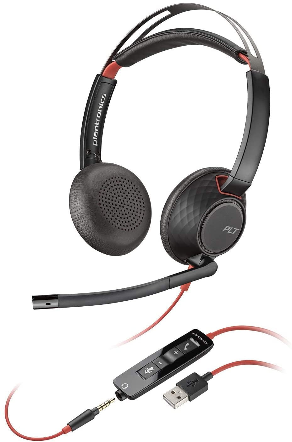 Plantronics Blackwire 3210 USB-A Headset Renewed Wired On-Ear Mono Headset 