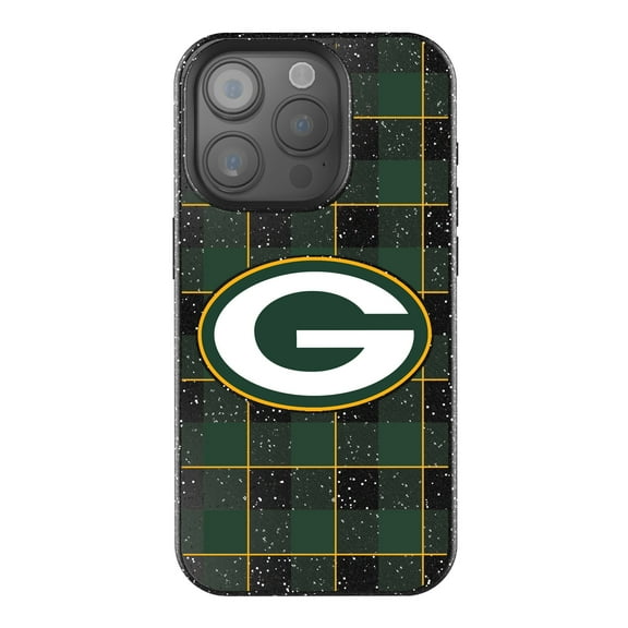 Keyscaper Green Bay Packers Plaid Bling iPhone Case