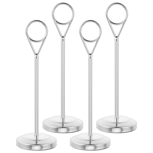Shisuyan Tall Rectangular Table Number Holder For Business Owners Events 4Set 5.9x1.97x1.97in