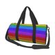 thumbnail image 1 of Fotbe Colorful Glitter Rainbow Bolsa Deportiva de Lona Plegable con Estampado, Bolsa de Gimnasio con Bolsillo Seco/Húmedo, Bolsa de Viaje Ultraligera de Gran Capacidad, 1 of 6