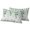 White Green Grey, variant on Outdoor Pillow Covers 26x26 Set of 2, Green Eucalyptus Leaves Waterproof Patio Throw Pillow Covers for Couch Sofa Chair, Spring Daily Flowers Botanical Linen Decorative Pillowcases for Throw Pillows