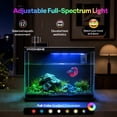 thumbnail image 4 of SPECSTAR 5 Gallon Fish Tank, Aquarium Starter Kit with Auto Feeder, RGB LED Light, Filter,  Temperature Display,for Betta, Shrimp,APP Control, 4 of 8