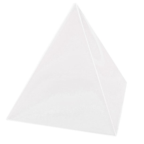 Moldes piramidales de silicona molde piramidal grande DIY para hacer joyas de resina artesanías