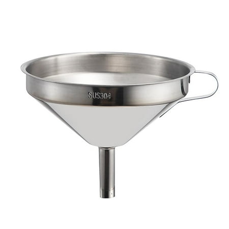 

Stainless Steel Funnel with Filter Kitchen Funnel Strainer for Liquid Powdered Items