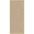 thumbnail image 4 of Kate and Laurel Framed Fabric Pinboard 18 x 42, Beige Lattice Pattern Printed Linen Classic Bulletin Board for Use as a Vision Board or Wall Organization, Florence Gold Frame, 4 of 8