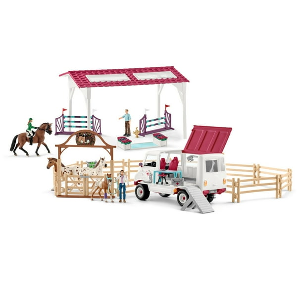 Schleich, Horse Club, Fitness Check for the Big Tournament Toy Figurine