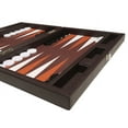 thumbnail image 4 of Silverman & Co. 13-inch Premium Backgammon Set - Travel Size - Dark Brown, 4 of 12