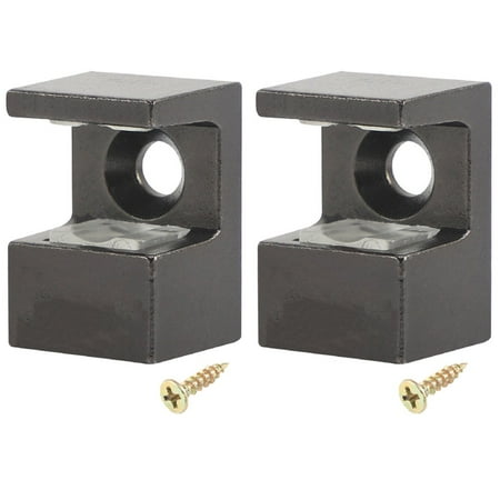 

2Pc Zinc Alloy Fixed Shelf Glass Clamp Holder Modern For Simplicity Wine Cabinet