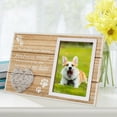 thumbnail image 6 of WINDLAND Wooden Pet Photo Frame Dog Heart Shape Memorial Picture Frame Gift Wood Crafts for Home Bedroom Living Room Decoration Gift Supplies, 6 of 7