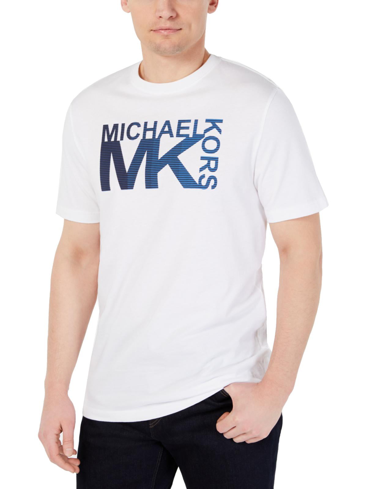 michael kors mens white t shirt