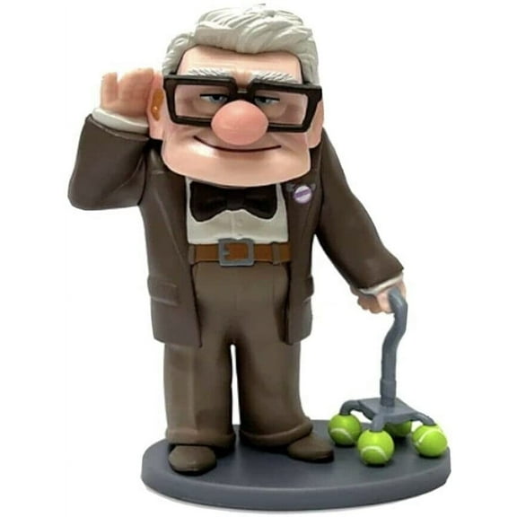 UP Movie Carl Fredricksen PVC 4" Figure Cake Topper Figurine Collectible New