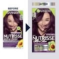 thumbnail image 4 of (3 pack) Garnier Nutrisse Nourishing Hair Color Creme, P2 Intense Purple, 4 of 12