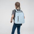 thumbnail image 5 of Honeii Rabbit And Bird Print Lightweight Backpacks,Carry on Backpack,Durable Backpack for School, Work & Travel, 5 of 7