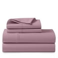 thumbnail image 4 of 1200 Thread Count 100% Cotton Solid Sheet Set (Full, Purple), 4 of 4