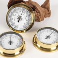 thumbnail image 4 of Clock, Wall Mounted Tester Copper Shell Marine for Weather Station, Wall Hanging Boat Using Clock, 115mm, 4 of 5