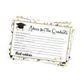 thumbnail image 4 of segolike 16 Pieces Graduation Advice Cards for Friends College Graduation Decorations White Gold, 4 of 9