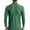 Green, variant on Seasonal Men Solid Ribbed Slim Fit Knitted Pullover Turtleneck Sweater Base Shirt Wine 12(XXL)